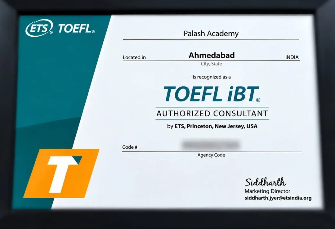 TOEFL iBT Authorized Consultant certificate